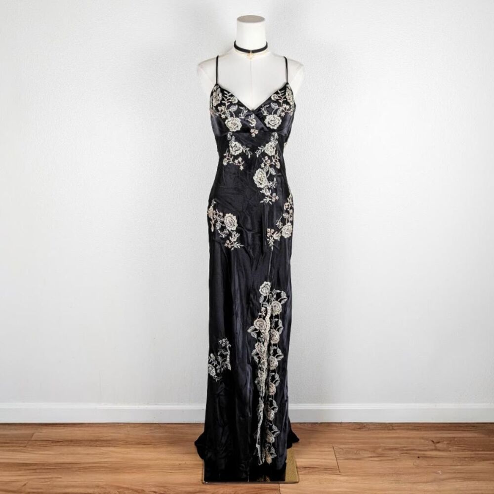 Y2K Beaded Sequin Fairygoth Prom Dress